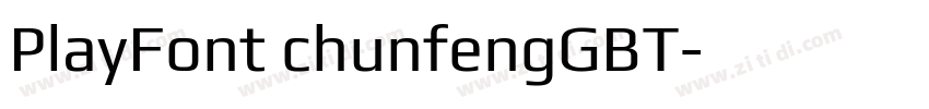 PlayFont chunfengGBT字体转换